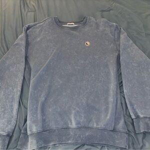 Katin Washed Blue Crewneck Sweater